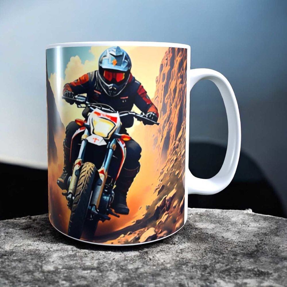 Mug moto cross Décoration