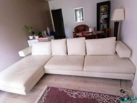 Grand canap blanc Cuir Center 0 Blanquefort (33)