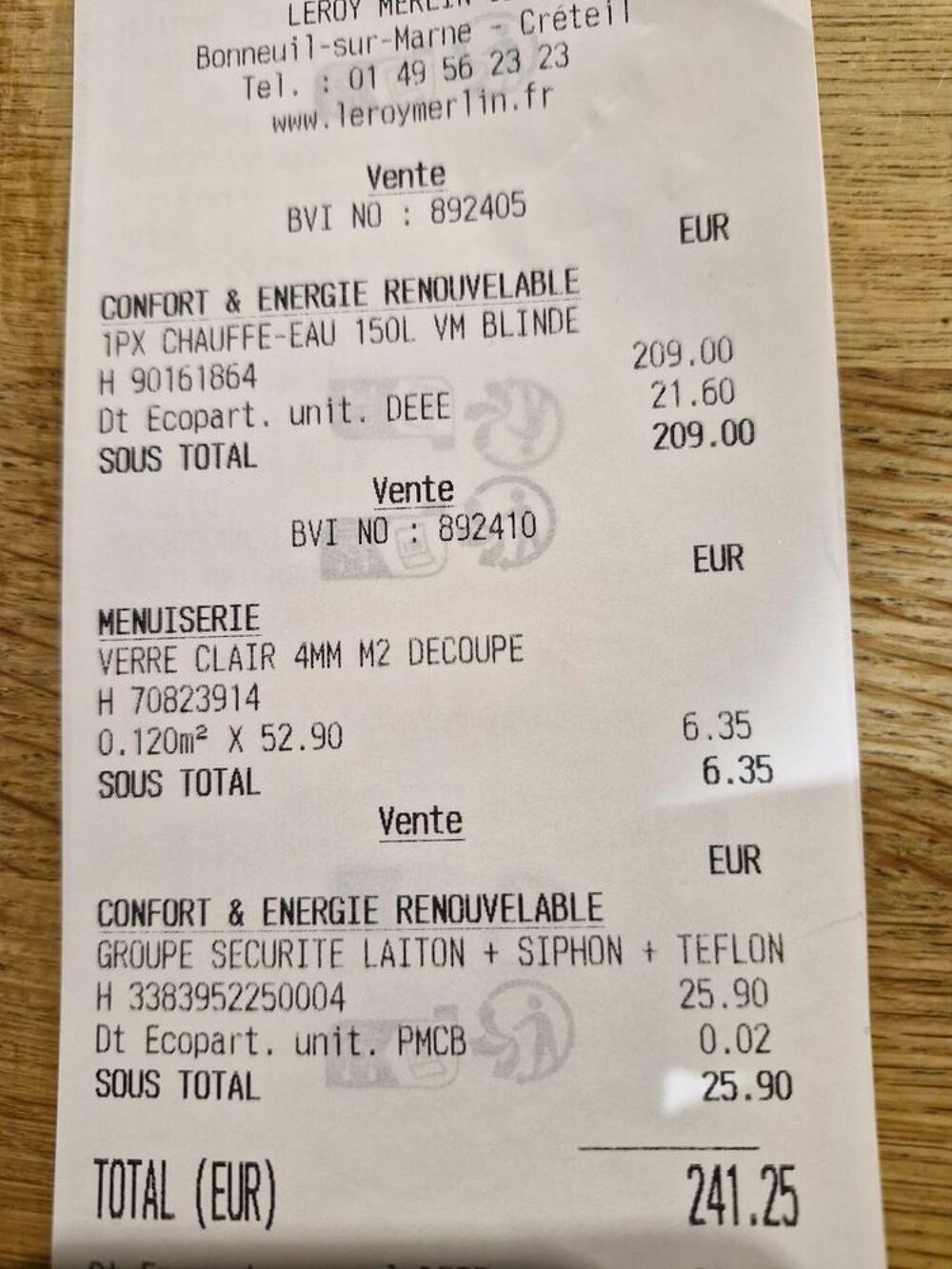 Ballon d'eu chaude 150 L Electroménager
