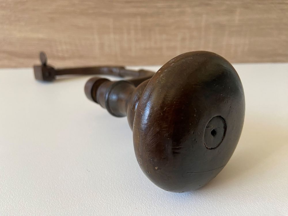Outil Ancien Artisanal Chignole Vilebrequin Manivelle 1950 