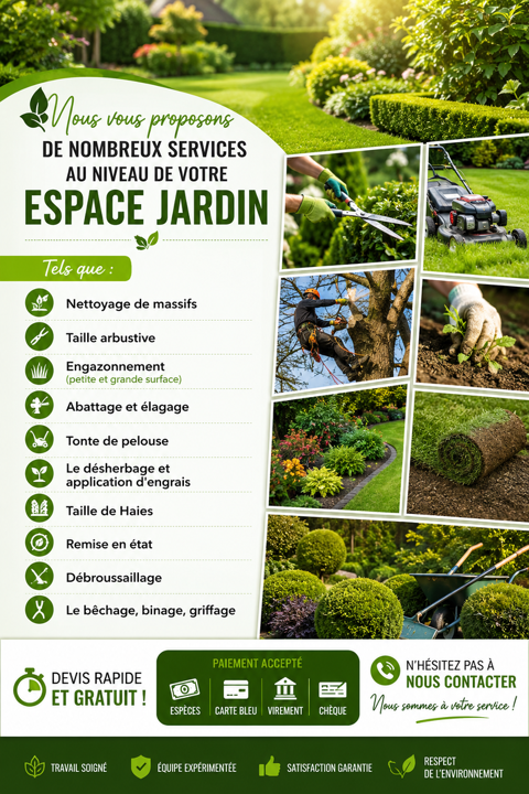 Entretien des espaces verts 0 97113 Gourbeyre