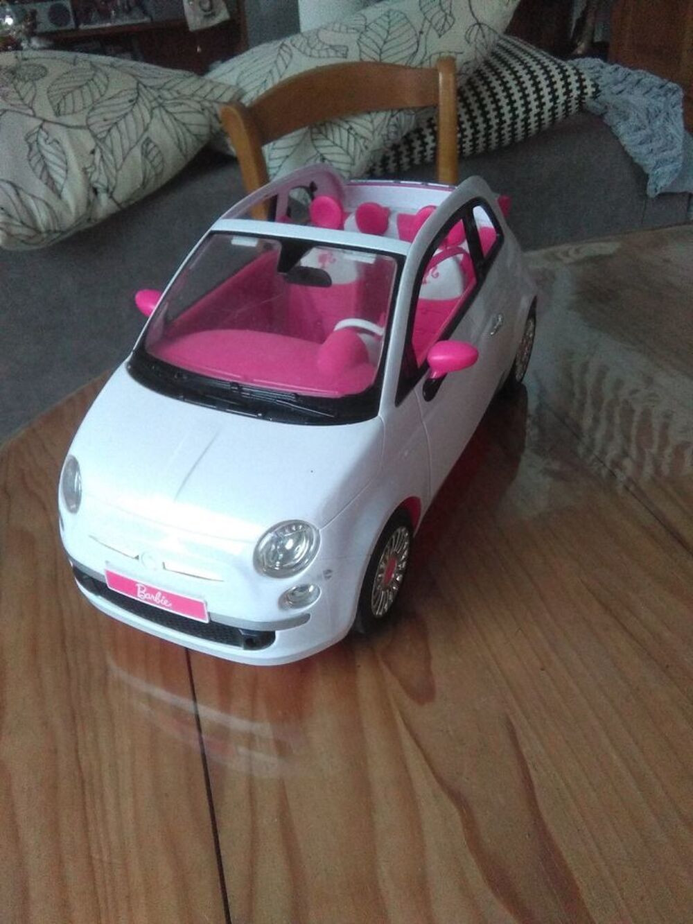 BARBIE FIAT 500 CABRIOLET BLANCHE Jeux / jouets