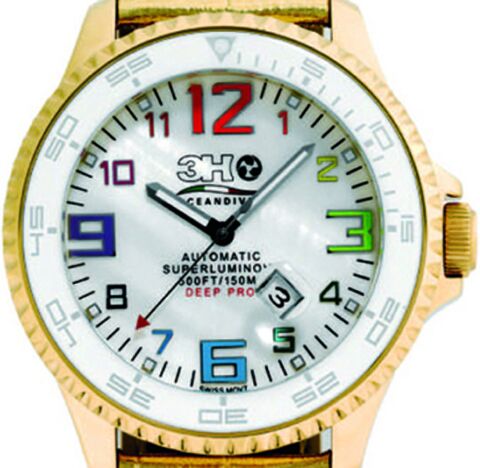 3H Italia Watch, Automatic Chronograph Model T6WC 330 Mairé-Levescault (79)