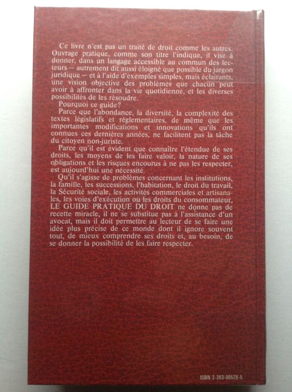 LE GUIDE PRATIQUE DU DROIT Envoi possible
Livres et BD