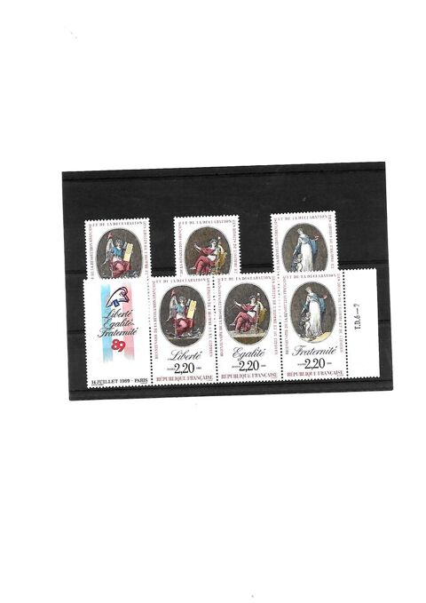 Timbres de FRANCE - Série   LIBERTE   0 Mulhouse (68)