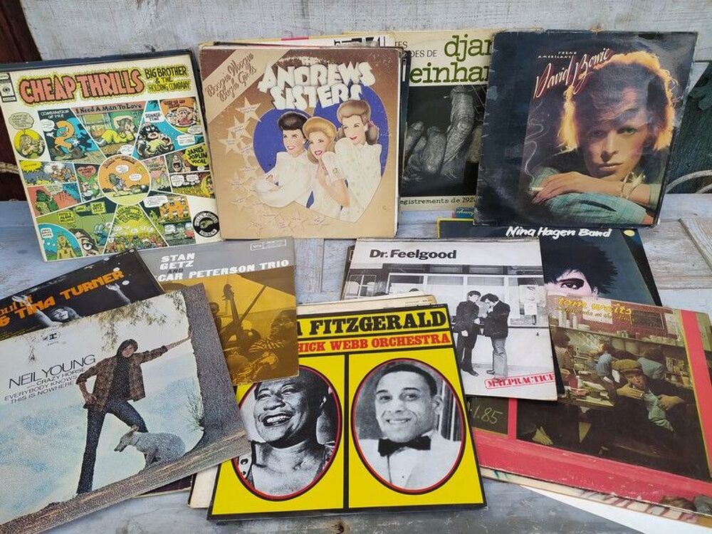 Disques Vinyles 33 Tours Rock, Blues, Jazz, etc... 
CD et vinyles