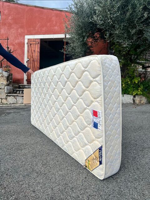 2 sommiers + 2 matelas Napoli 400 Fayence (83)