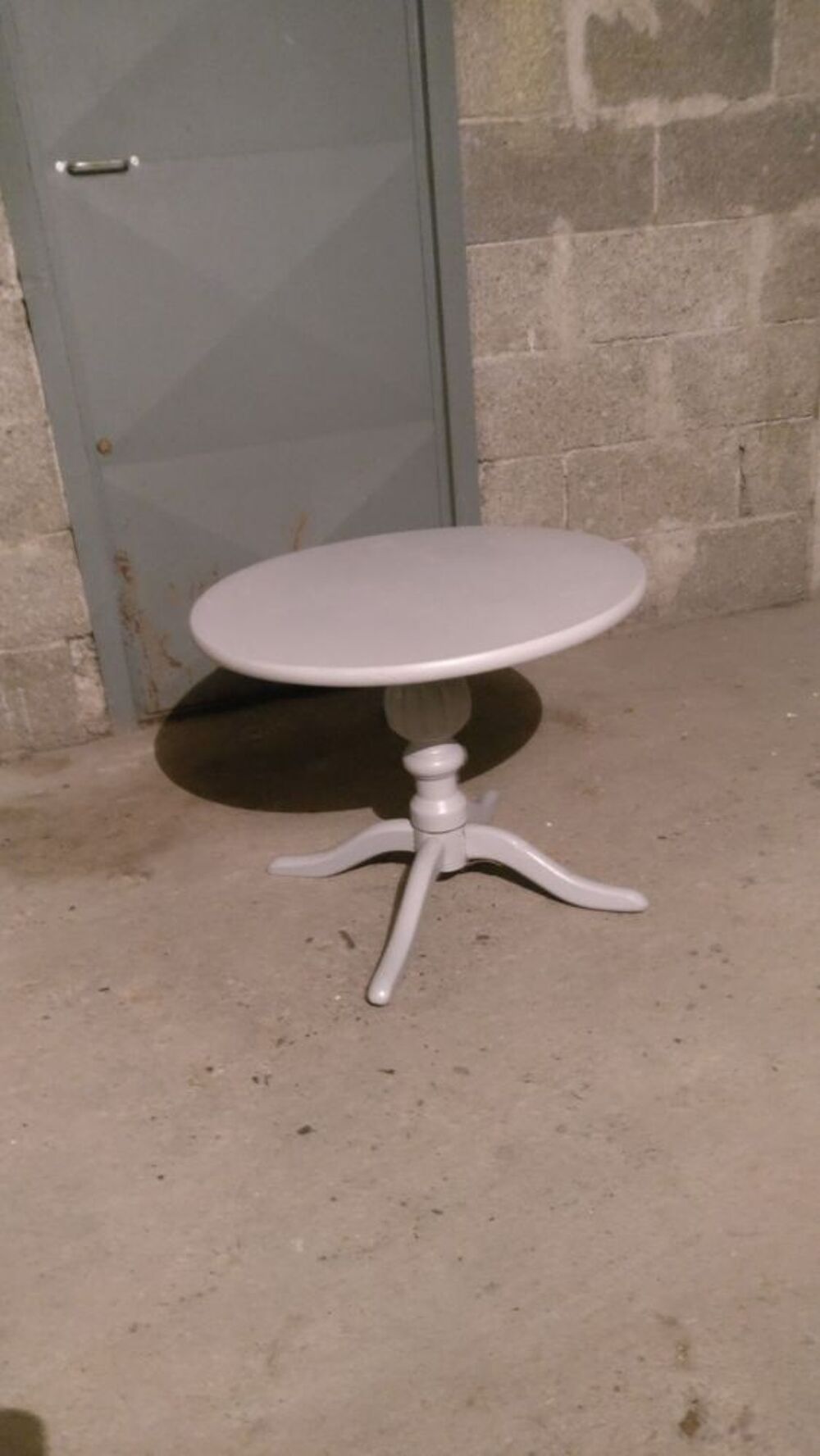 table basse gu&eacute;ridon bois ronde Meubles