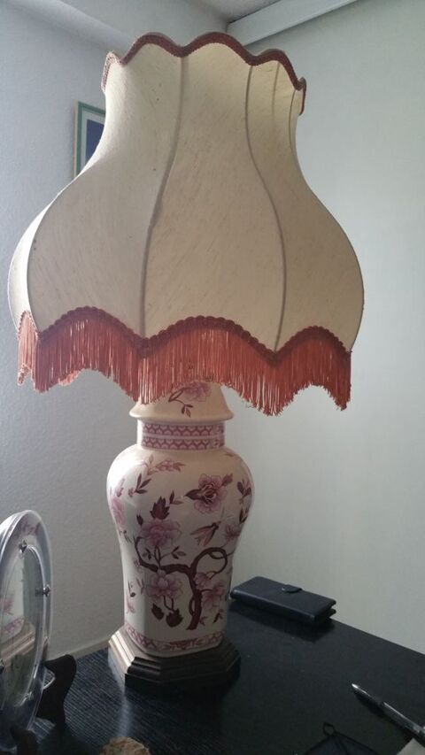lampe porecelaine abat jour Pagode 30 Prmilhat (03)