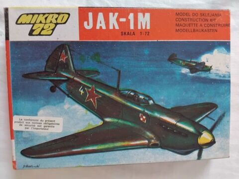 Yakovlev Yak-1M Avion de chasse Russe 1/72 - Mikro 72 S 02 7 Avignon (84)