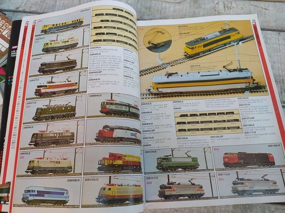 Catalogue Trains Lima HO 1982-1983 / Jouet locomotive Gare 