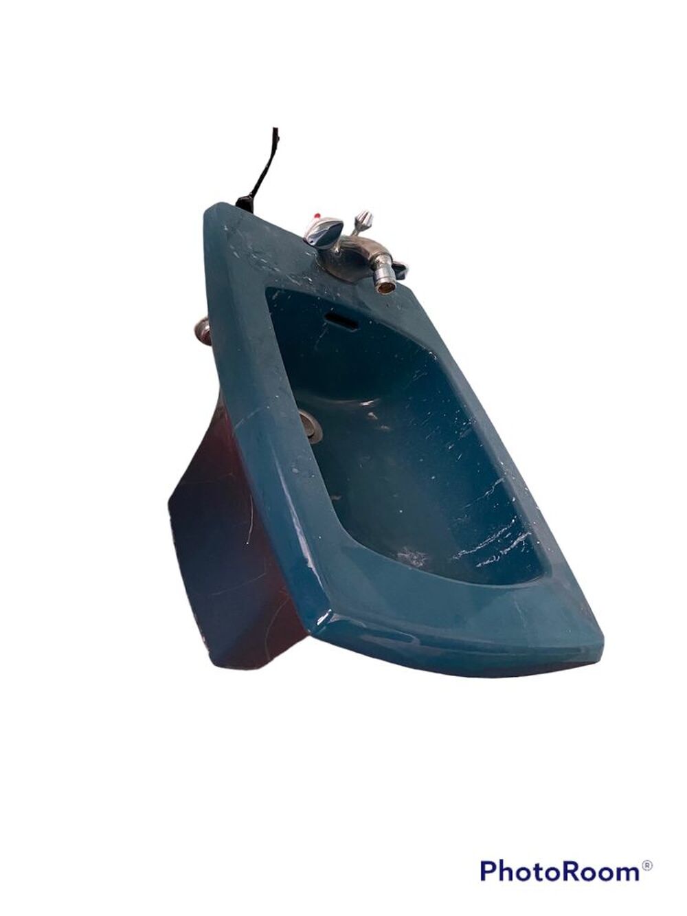 LAVABO 70ies et bidet jacob delafon occasion bleu (bon &eacute;tat) Bricolage