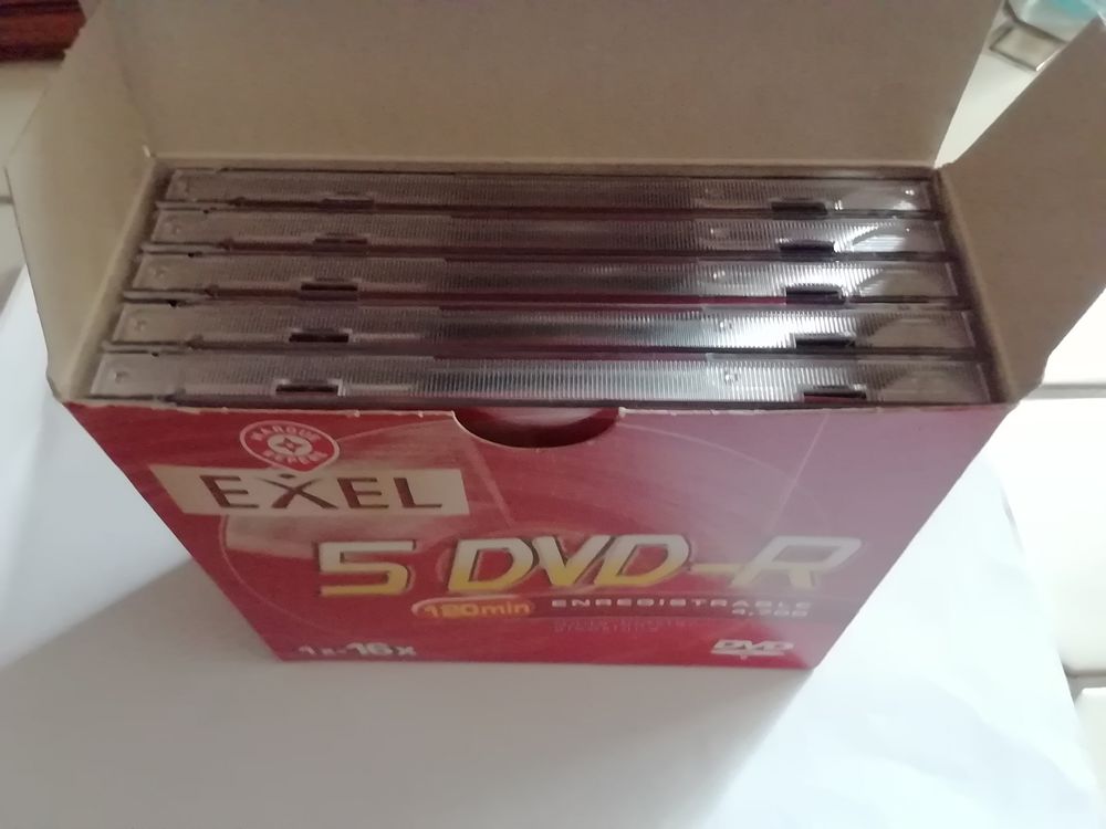 Pack de 5 DVD _R. 120mn DVD et blu-ray