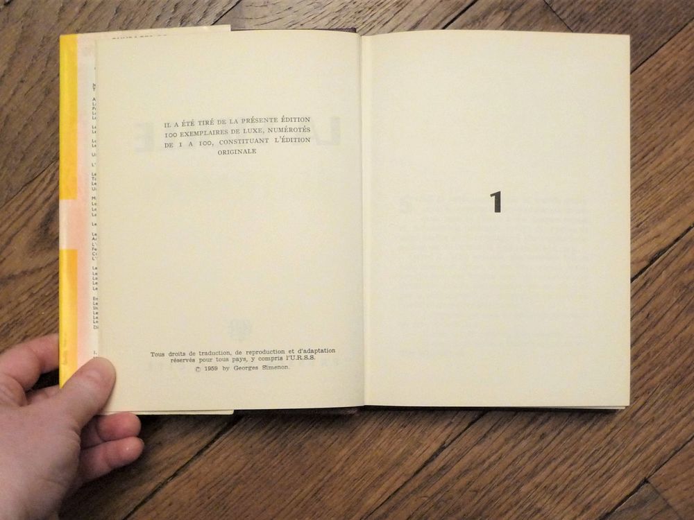 La Vieille- Georges Simenon- 1959- Presses de la Cit&eacute; Livres et BD