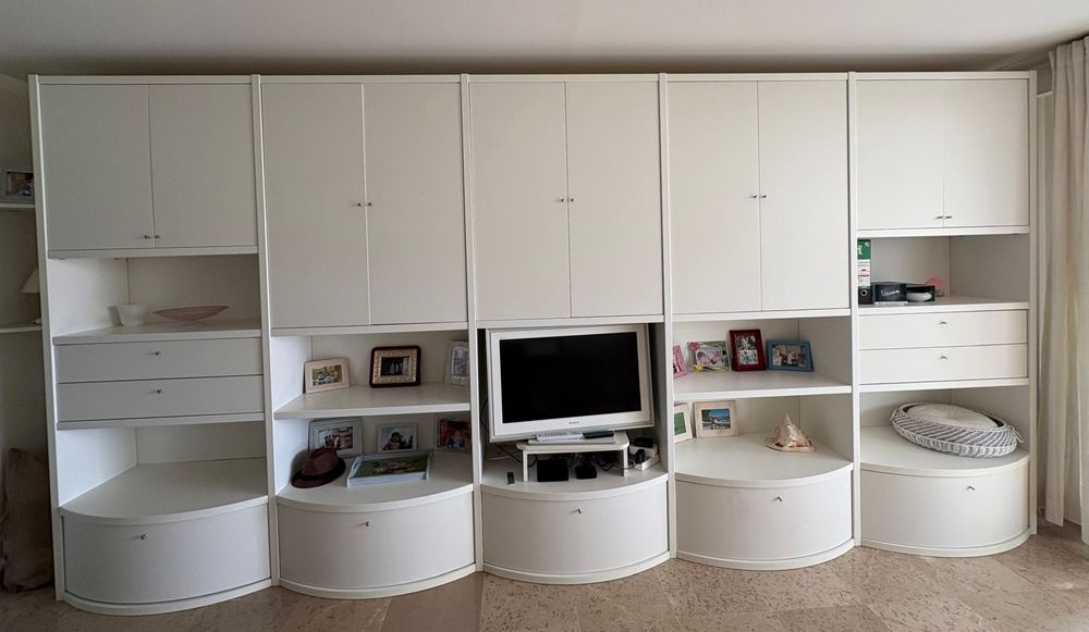 Meuble salon blanc en bois Meubles