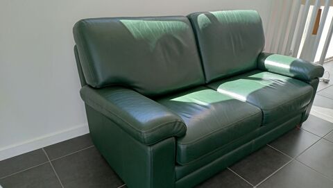 Canap cuir trs bonne qualit 180 Lanmeur (29)