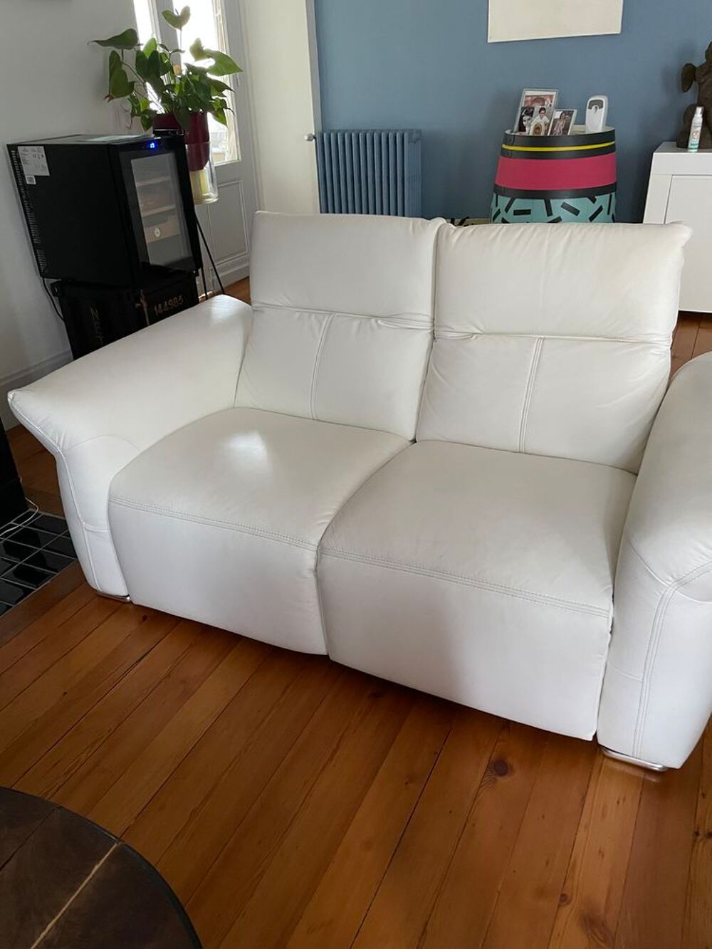 Canap&eacute; Cuir Blanc Meubles