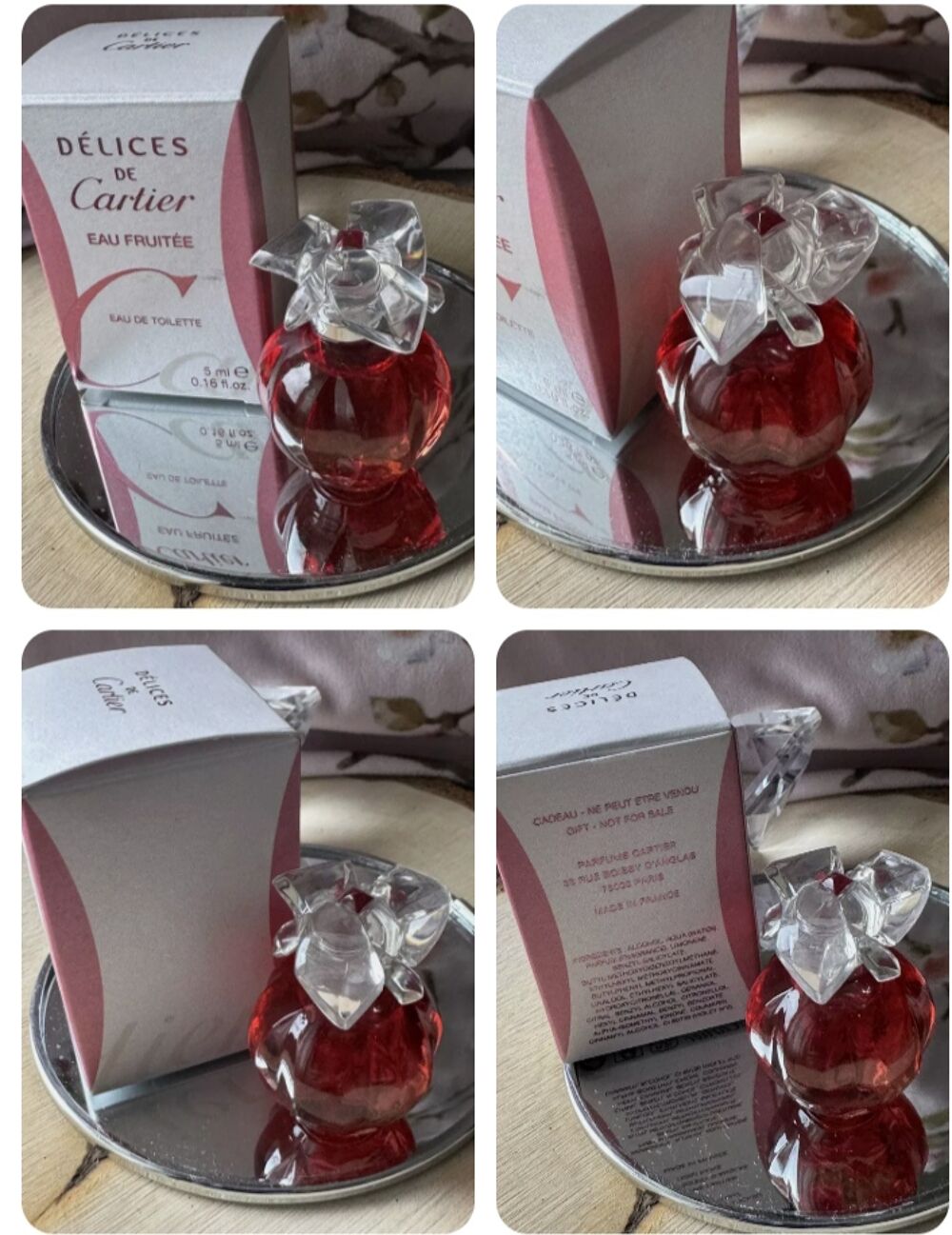 miniature de parfum cartier 