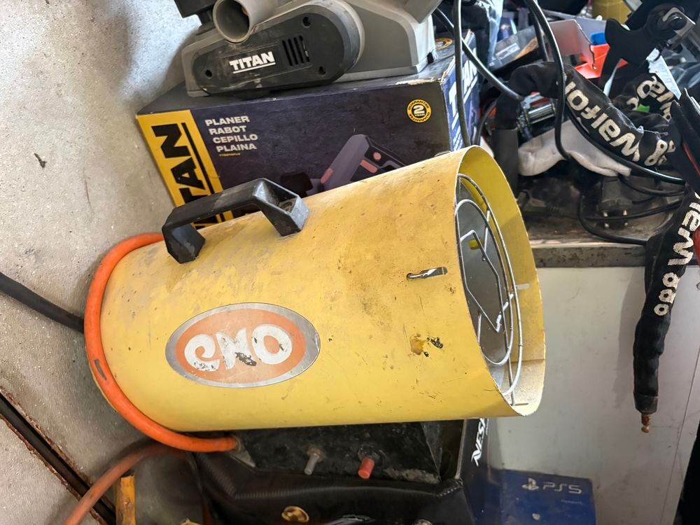 Canon &agrave; air chaud &agrave; gaz Bricolage