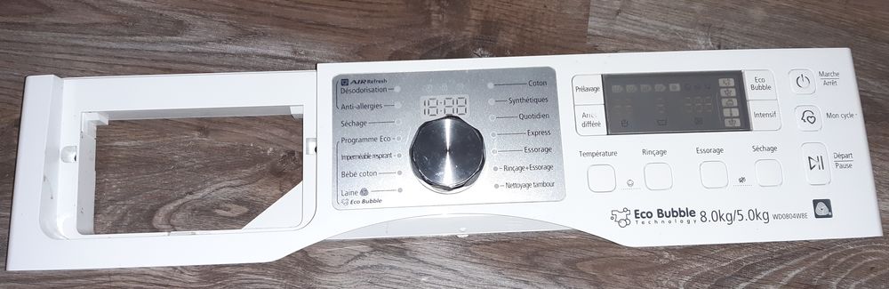 Panneau de commande machine &agrave; laver Samsung eco bubble Electroménager