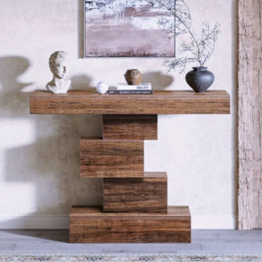 Console d'entr&eacute;e en bois massif ? Design architectural &amp; cha Meubles