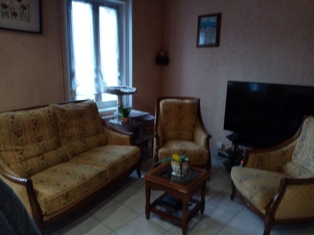 Salon canap&eacute; et 2 fauteuils Meubles
