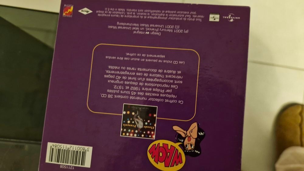COFFRET CD AVEC LIVRES CLAUDE FRANCOIS Audio et hifi