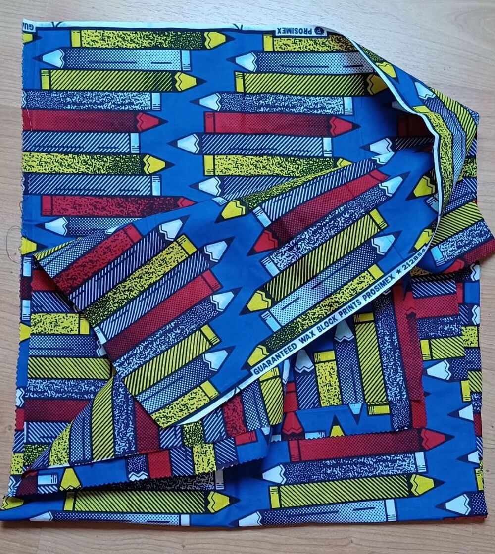 Tissus Wax v&eacute;ritable Vêtements