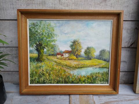 Tableau Paysage de Touraine Signé Henri Tourel 1998
80 Loches (37)