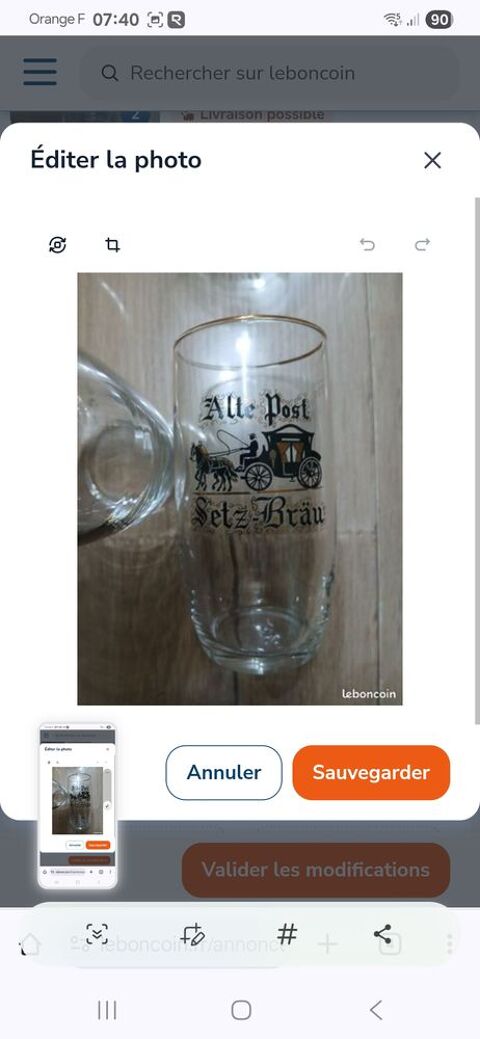 Verres à biere 6 Bertaucourt-Epourdon (02)