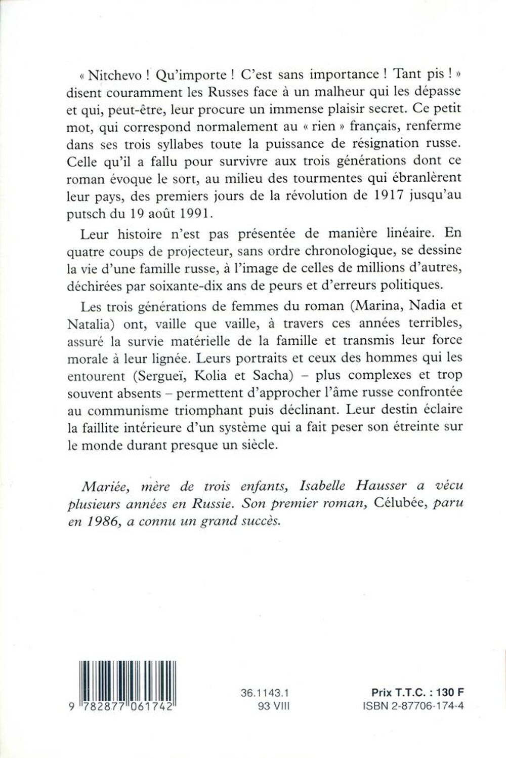 Nitchevo Livres et BD
