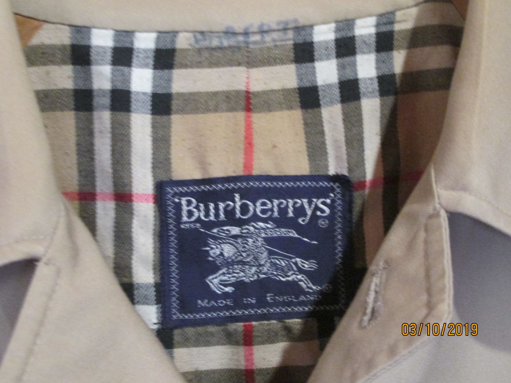 imper burberrys Vêtements