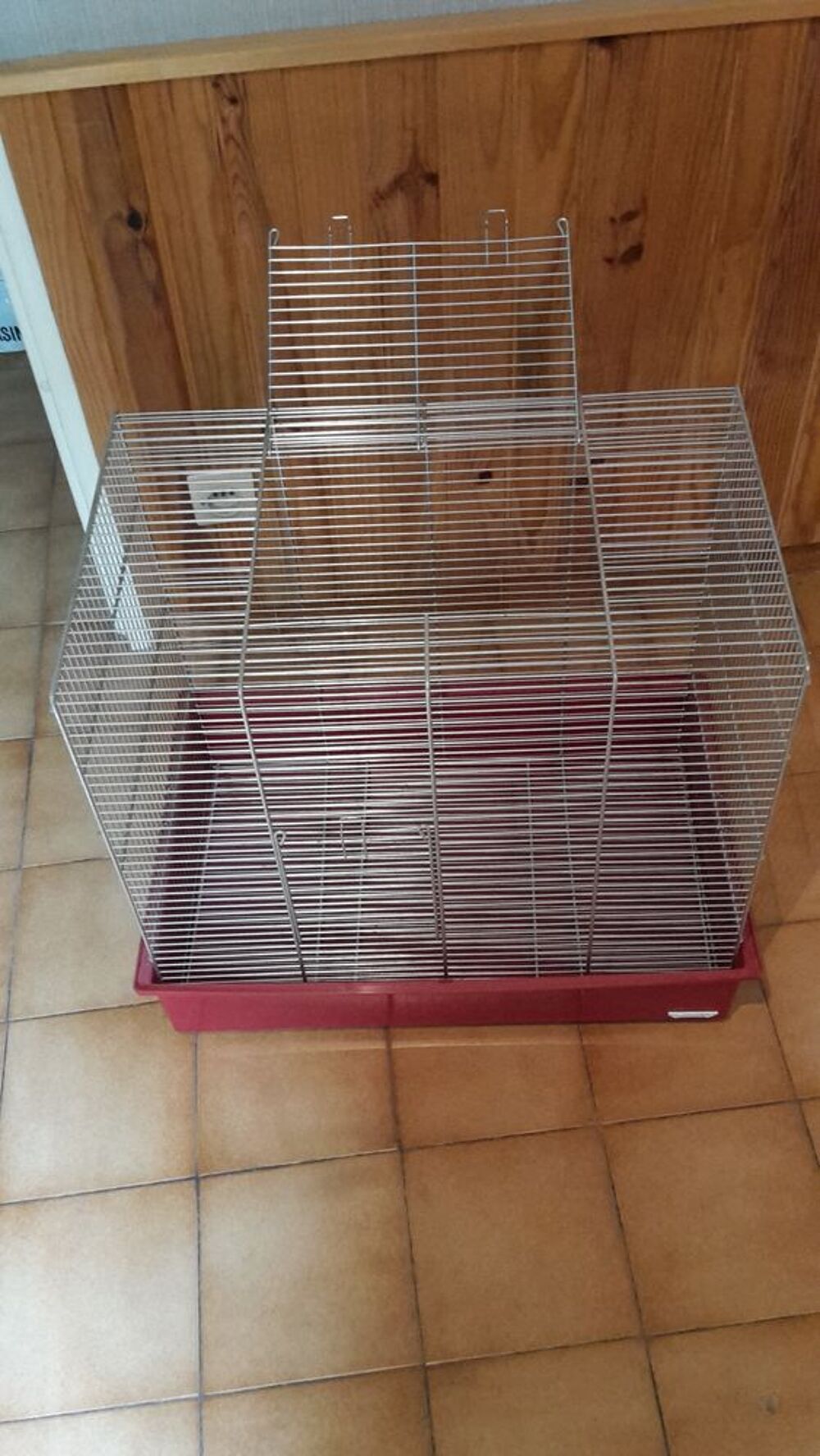   cage rongeur avec fond en grille 