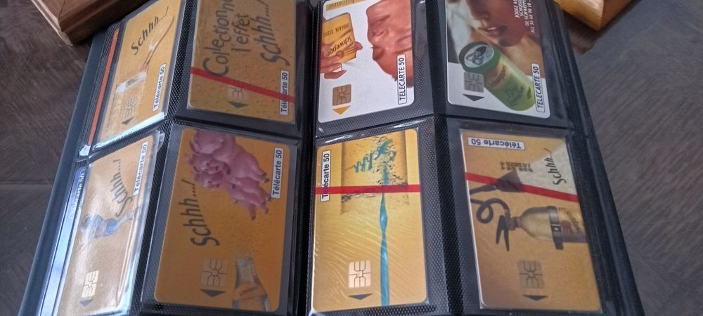 Collection de t&eacute;l&eacute;cartes 