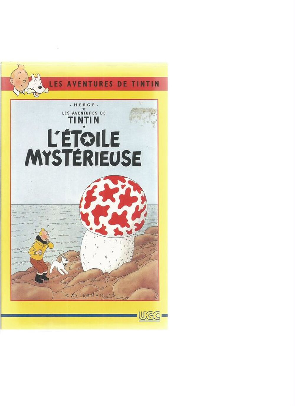 Tintin - l'etoile mysterieuse - vhs - livraison possible 