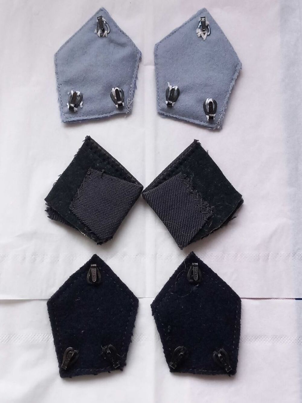 pattes de col militaria 