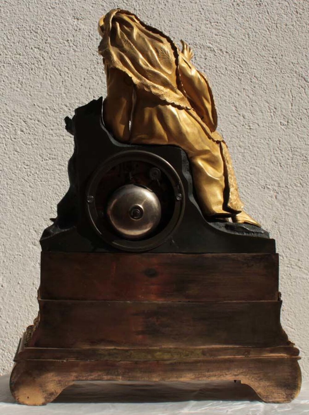 ANCIENNE HORLOGE PENDULE EMPIRE en BRONZE TAROT Décoration