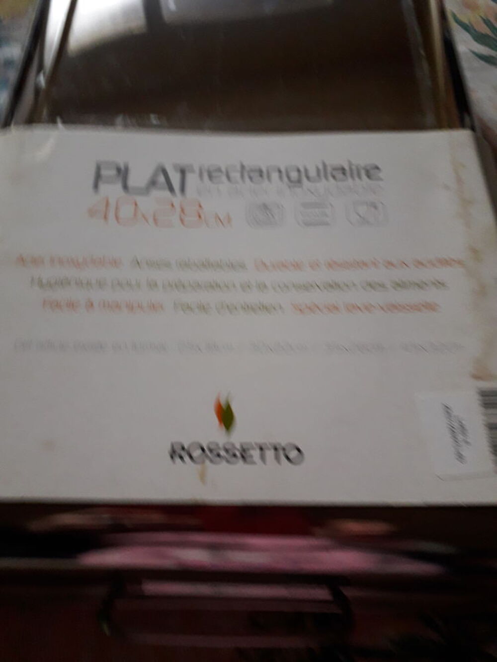 plat en acier Cuisine