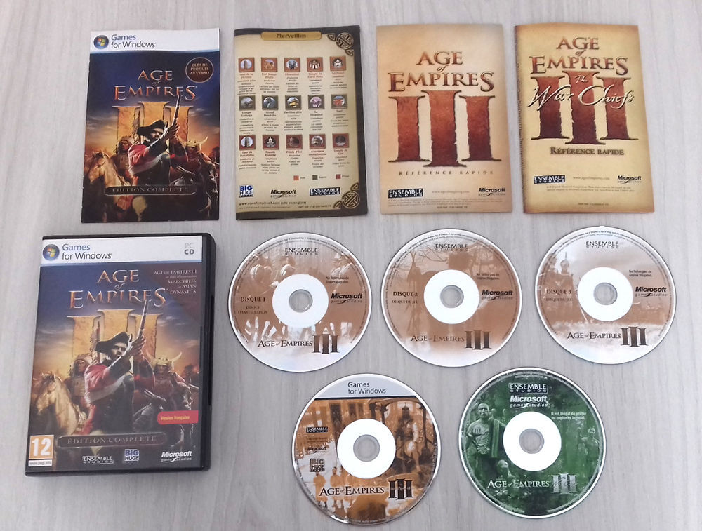 AGE OF EMPIRES III - Edition compl&egrave;te et extensions - PC Consoles et jeux vidéos