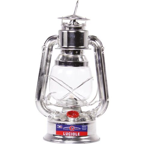 LAMPE À PÉTROLE LUCIOLE GUILLOUARD - ACIER ÉTAMÉ 49 Saint-Zacharie (83)
