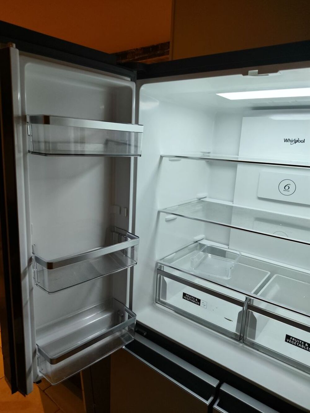 WHIRLPOOL - R&eacute;frig&eacute;rateur 4 portes WQ9E1L Americain Electroménager