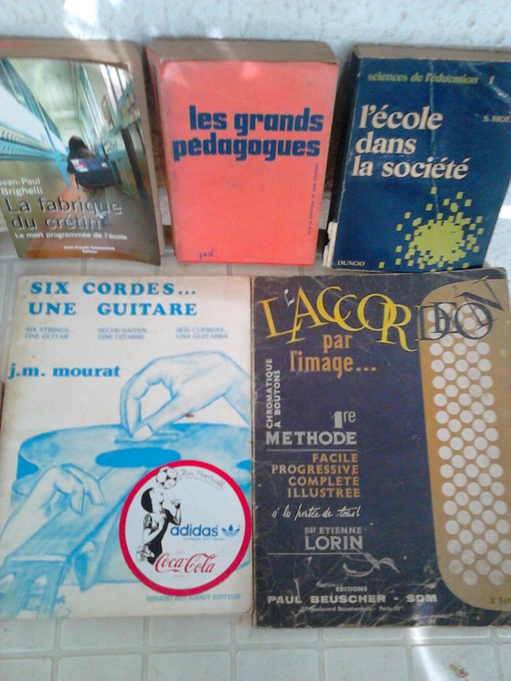 M&eacute;thodes guitare et accord&eacute;on Livres et BD