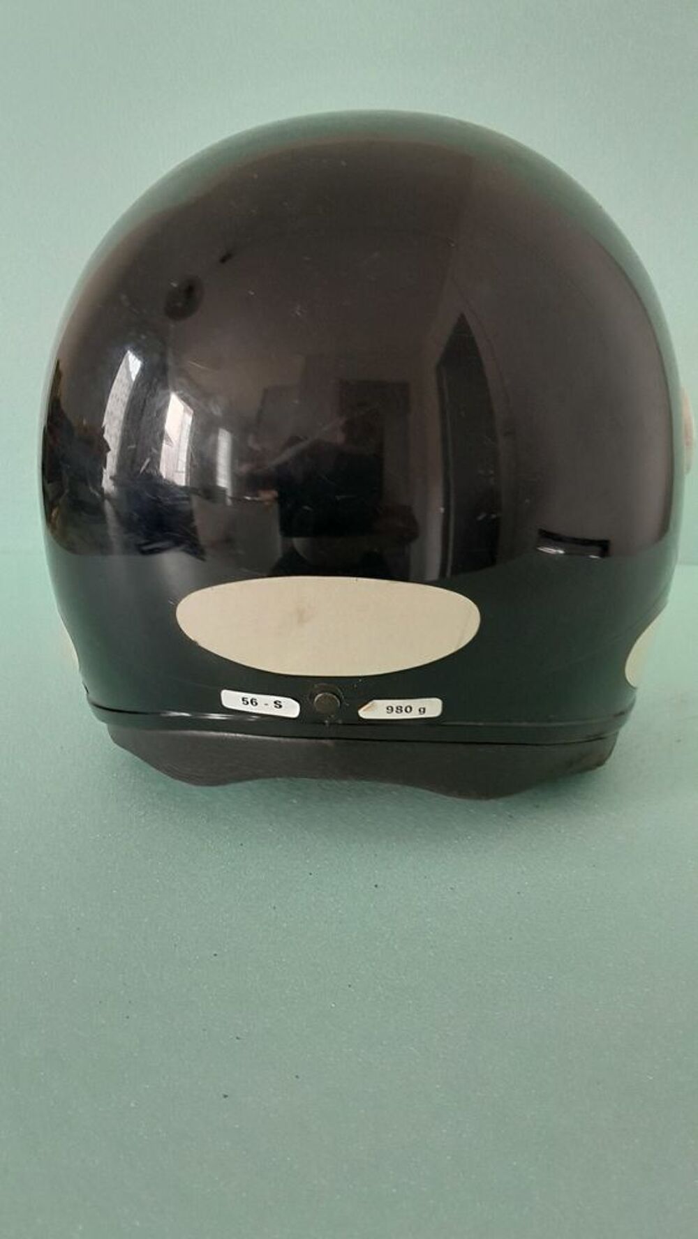 Casque de Moto Noir . Sports