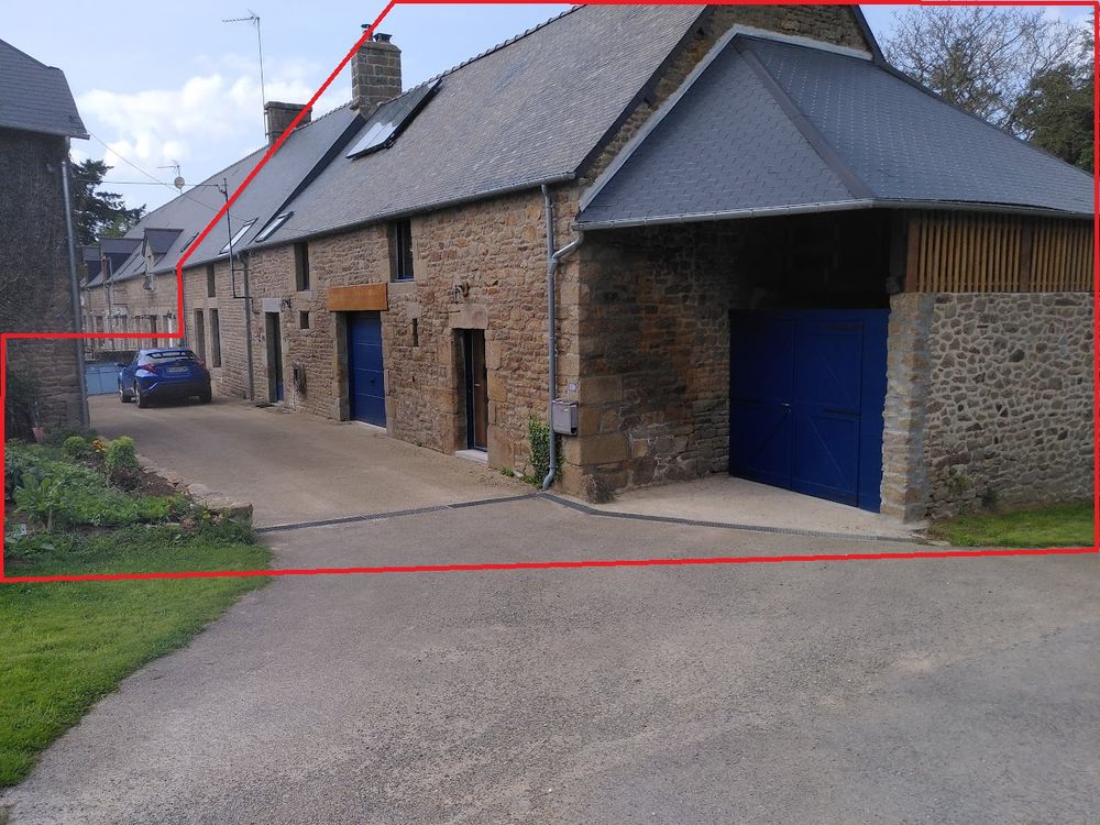 Vente Maison Propriété de 2640 m2 arboré avec longère + gîte +grange Mellé
