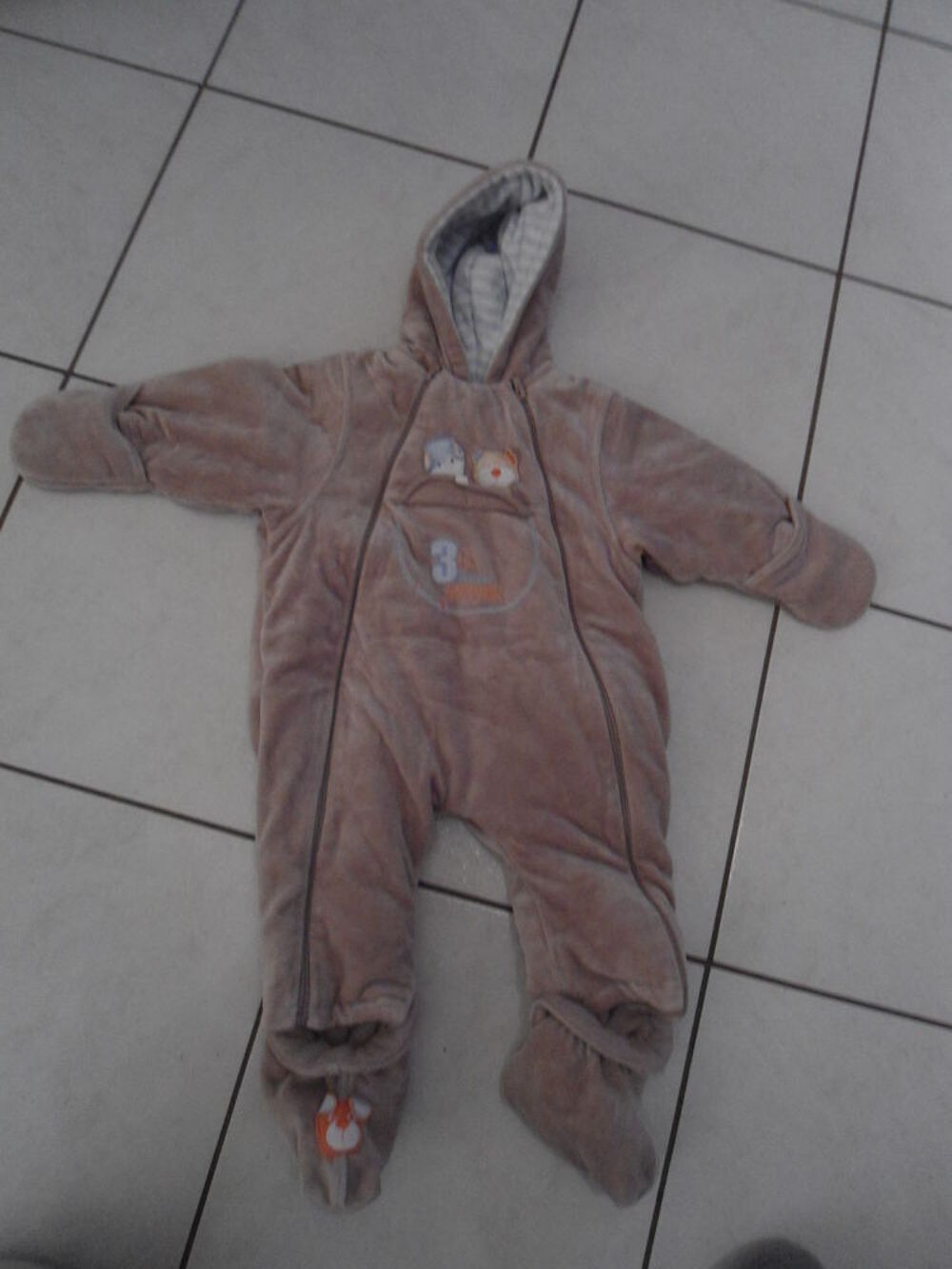 COMBINAISON PILOTE CHATAIGNE 6 Mois ABSORBA Vêtements enfants