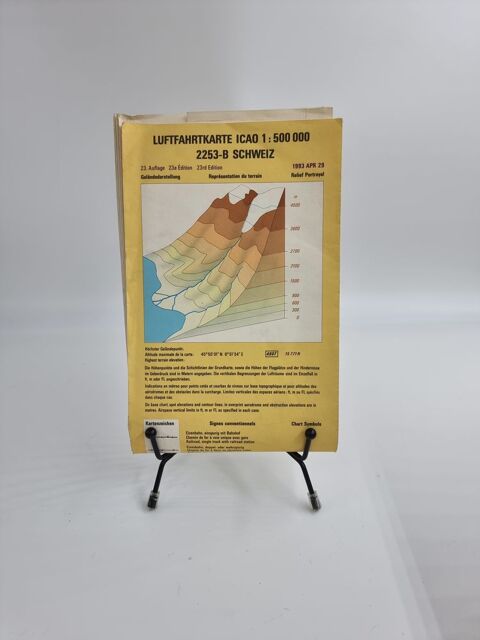 Carte Luftfahrtkarte Icao 1 : 500 000 (2253-B Schweiz) 1 Vulbens (74)
