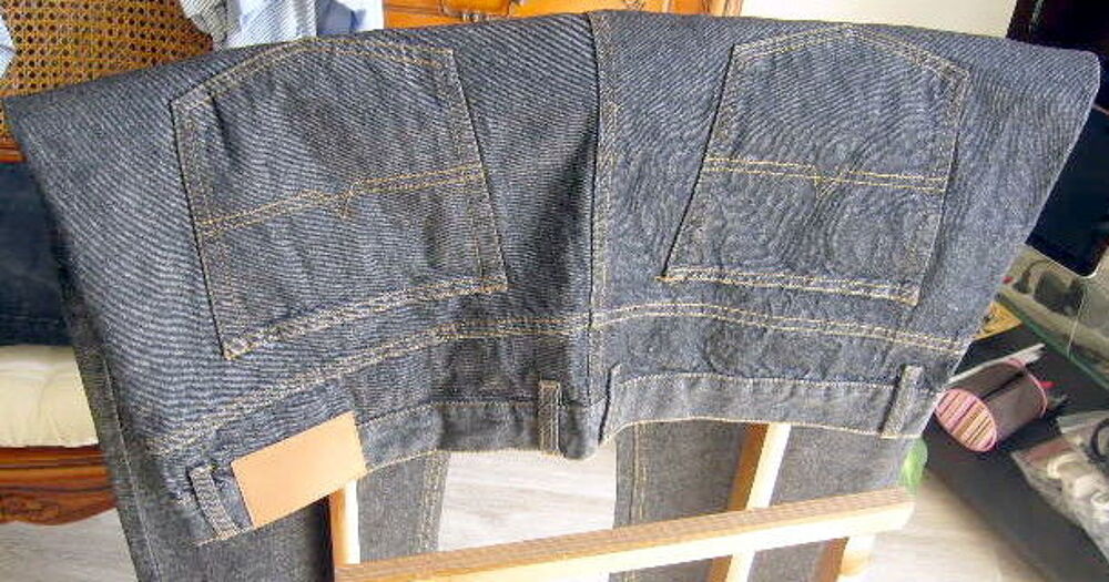pantalon jean mixte Fashion T56 Vêtements