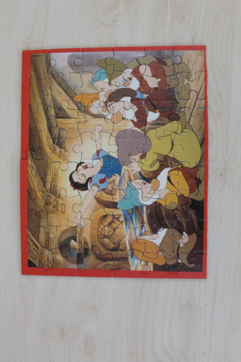 3 puzzlesx50P Disney Classic Blanche Neige &amp; les 7 nains Jeux / jouets