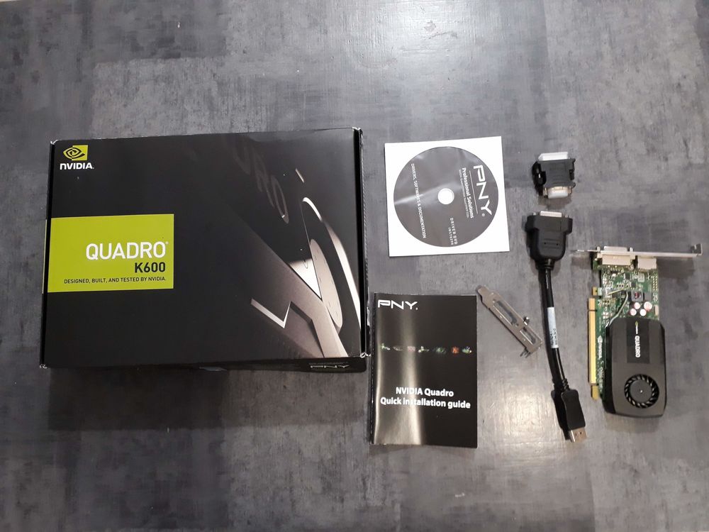 Carte Graphique PNY Quadro K600 Matériel informatique