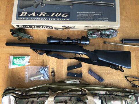 Réplique Airsoft Jing Jong BAR-10G + lunette 80 Tigery (91)